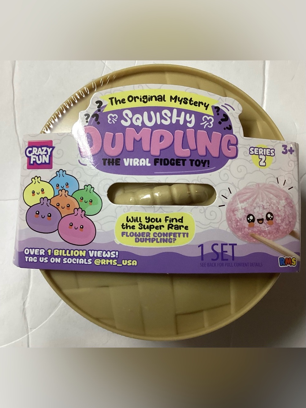 CRAZY FUN The original mystery squishy dumpling the viral fidget toy / series 2